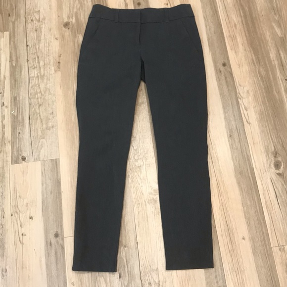 Ann Taylor Loft gray cropped dress pants 2 - Picture 4 of 8